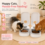Automatic Pet Feeder Smart Food Dispenser For Cats Dogs Timer Stainless Steel Bowl Auto Dog Cat Pet Feeding Pets Supplies